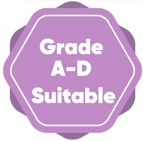 Grade A-D Suitable Grade A-D Suitable