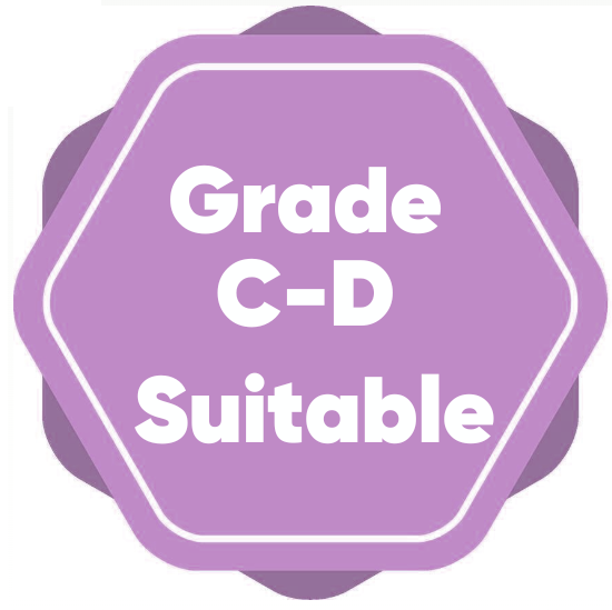 Grade C-D Suitable Grade C-D Suitable