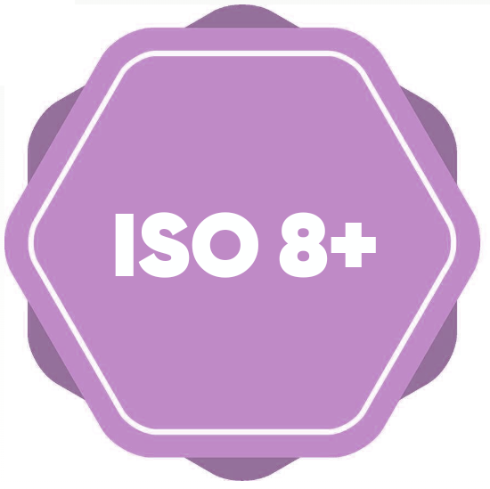 ISO Class 8+ ISO Class 8+