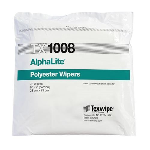 TX1008 alphalite tx1008 dry cleanroom wipers non sterile