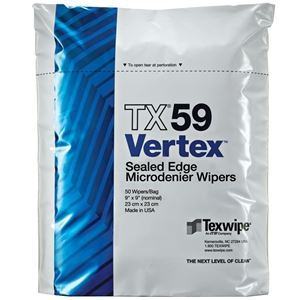 TX59 Vertex microdenier tx59 dry cleanroom wipers non sterile
