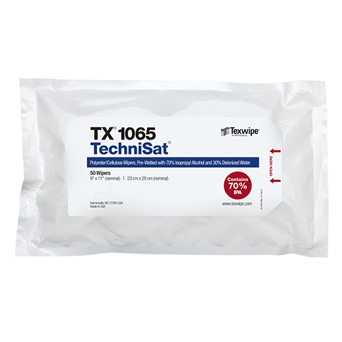 TechniSat TX1065 Pre Wetted Nonwoven Cleanroom Wipers Non Sterile