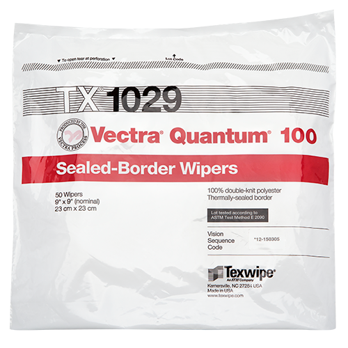 vectra quantum 100 tx1029 dry cleanroom wipers non sterile