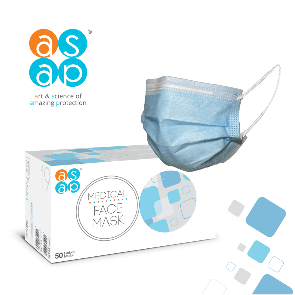 ASAP Type IIR Face Mask LB 50s Mask Box