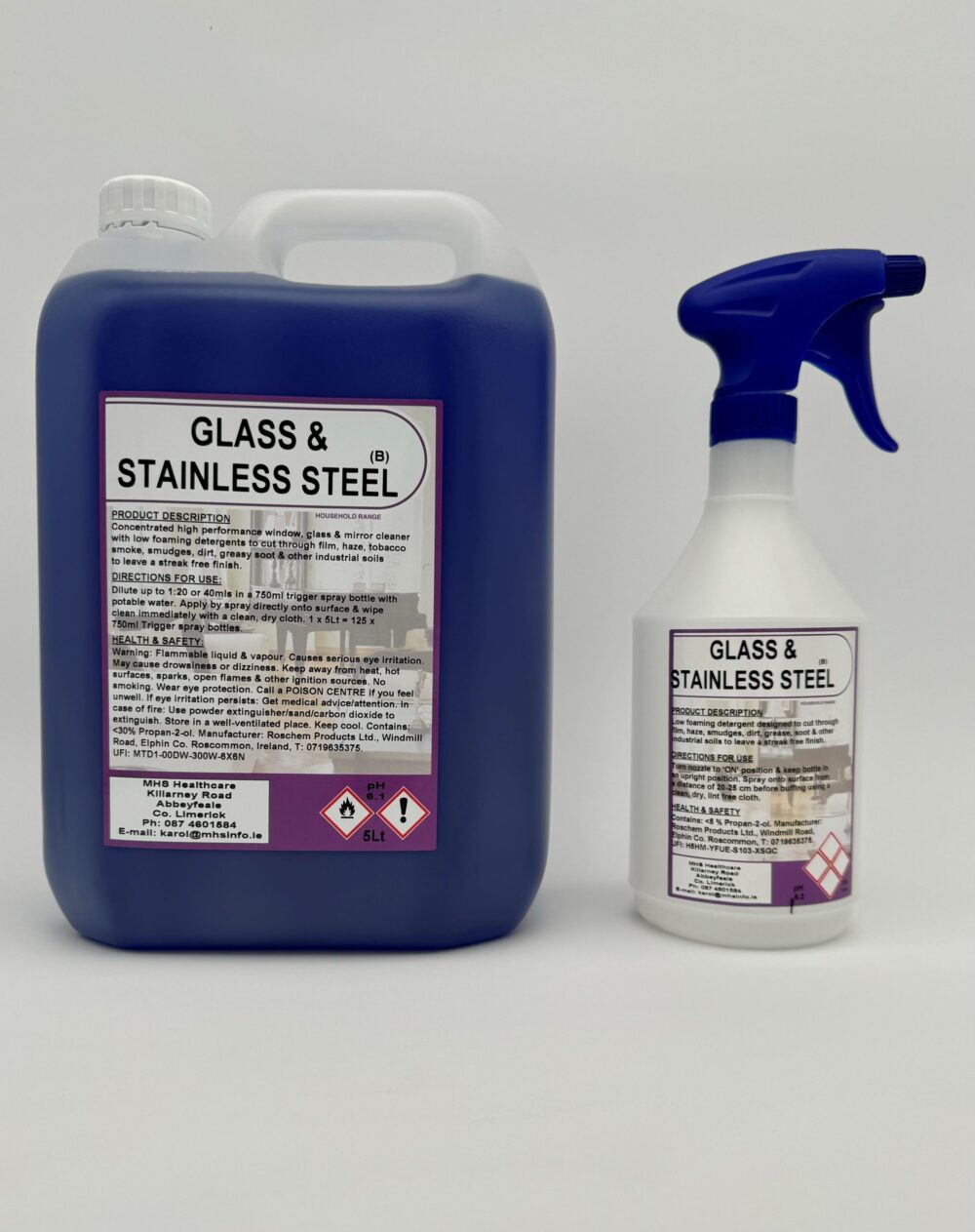 Glass and Stainless Steel Cleaner 2 scaled