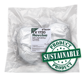 TX1720 mini alphamop isolator cleaning tool revolve sustainable integrated coverspads non sterile