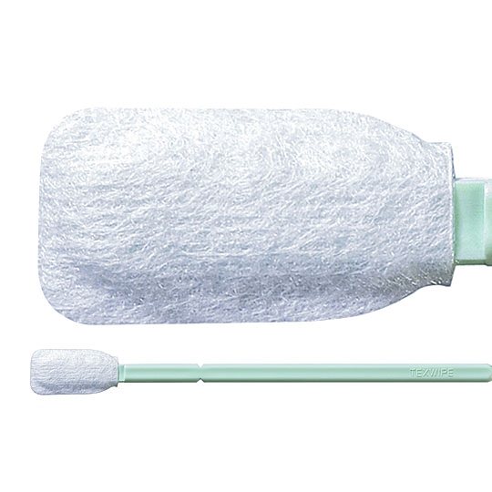 absorbond polyester non woven TX716 large cleaning VALIDATION swab with notched handle non sterile
