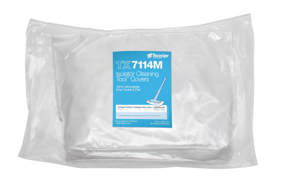 mini alphamop TX7114M microdenier mop covers non sterile