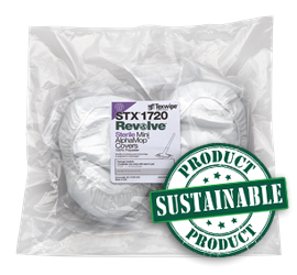 stx1720 mini alphamop revolve sustainable integrated coverspads sterile