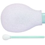 STX708A cleanfoam stx708a circular foam cleanroom swab sterile