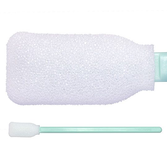 STX712A cleanfoam stx712a rectangular head cleanroom swab sterile