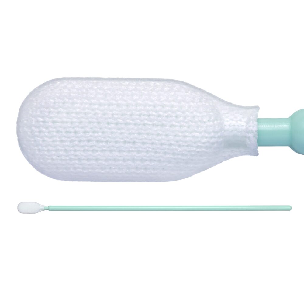 STX761 Alpha polyester knit stx761 cleanroom swab with long handle sterile