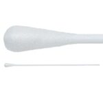 TX705P tx705p spun cotton cleanroom swab with polystyrene handle non sterile