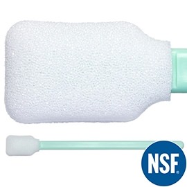 TX707A cleanfoam tx707a large rectangular head cleanroom swab non sterile