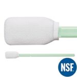 TX715 alpha polyester knit tx715 large cleaning validation swab with notched handle non sterile
