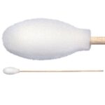 TX720B tx720b foam covered cotton cleanroom swab with wood handle non sterile