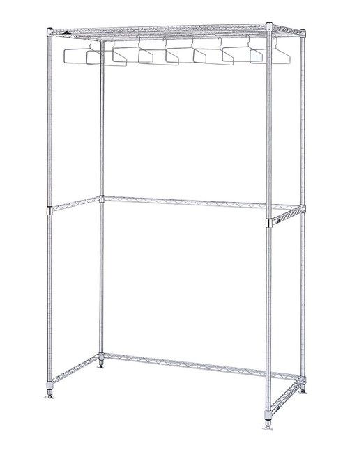 Metro Cleanroom Stainless Steel Clothing Racks